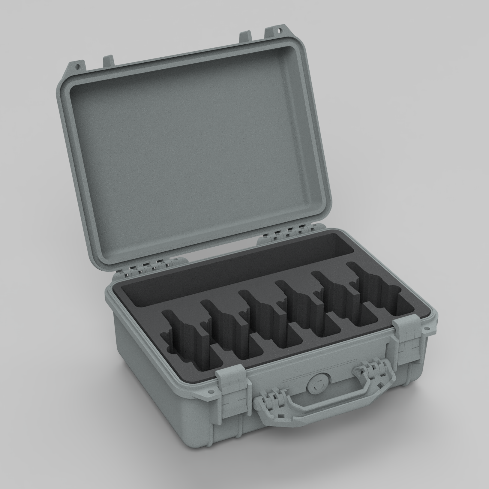 Peli-koffer met portofoons voor tours en events